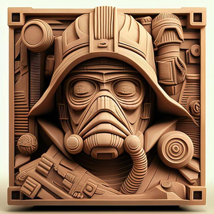 3D model Star Wars The Clone Wars game (STL)